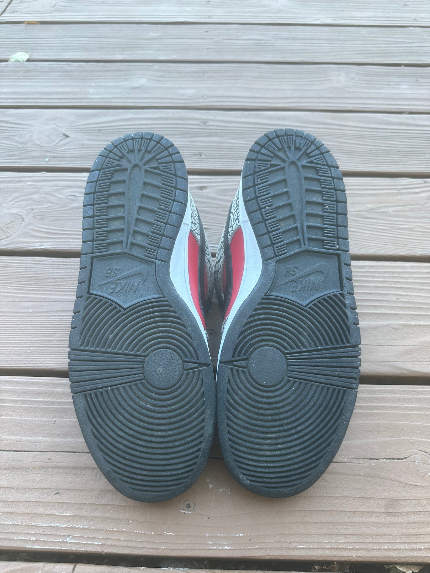 Size 10 - Supreme x Nike SB Dunk Low Premium Red Cement