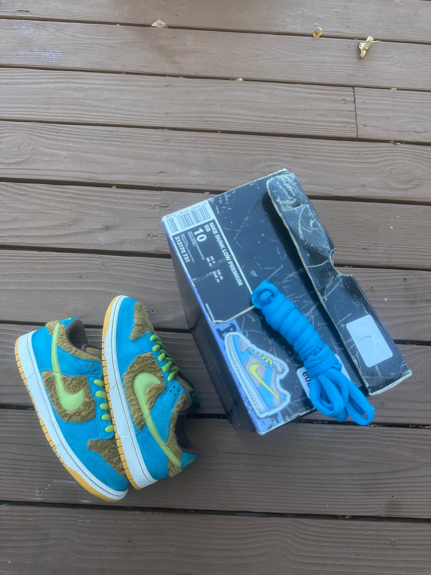 Size 10 - Nike Dunk Low Premium SB Baby Bear