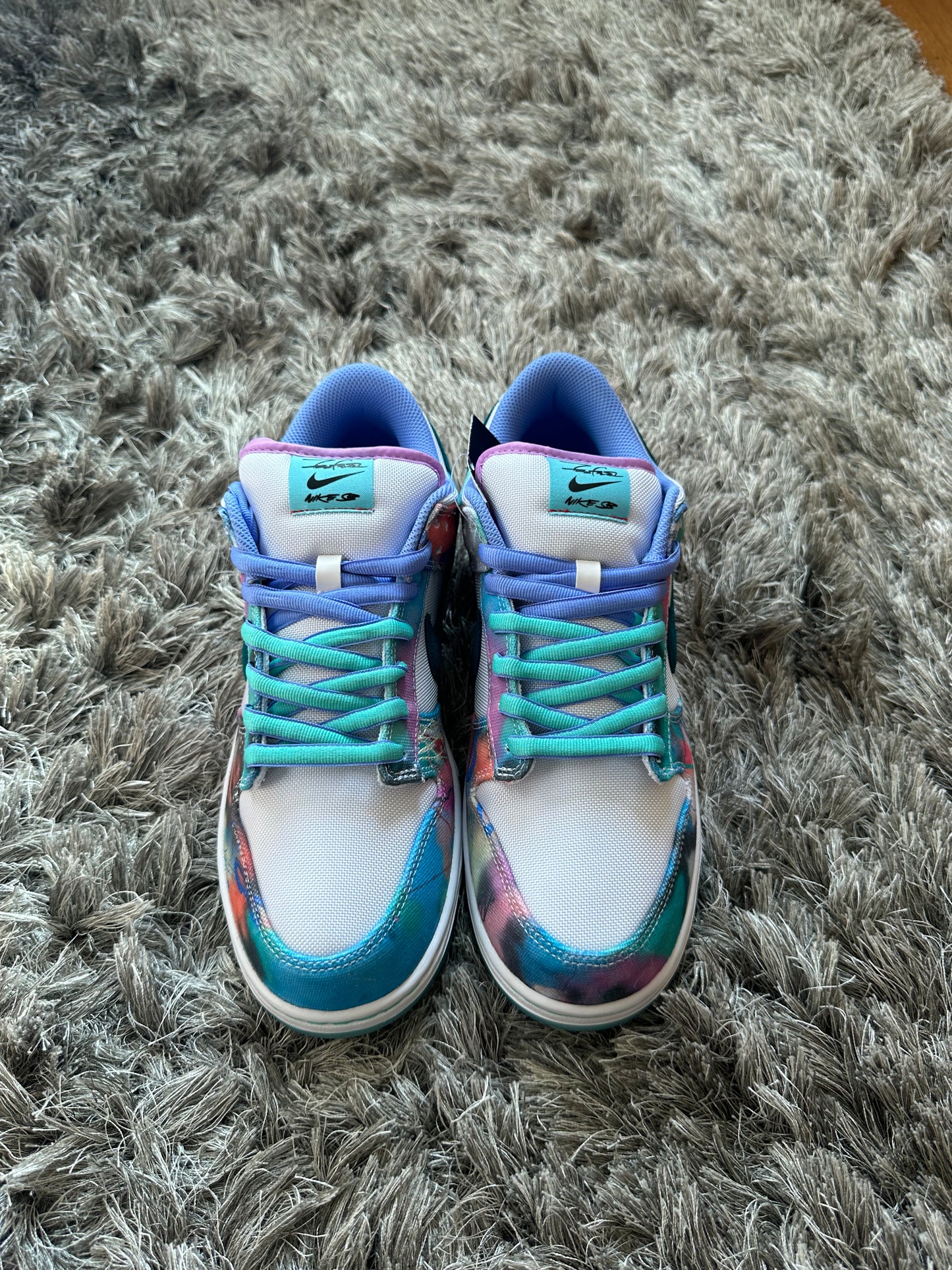 Futura x Nike SB Dunk Low OG QS 'Bleached Aqua'