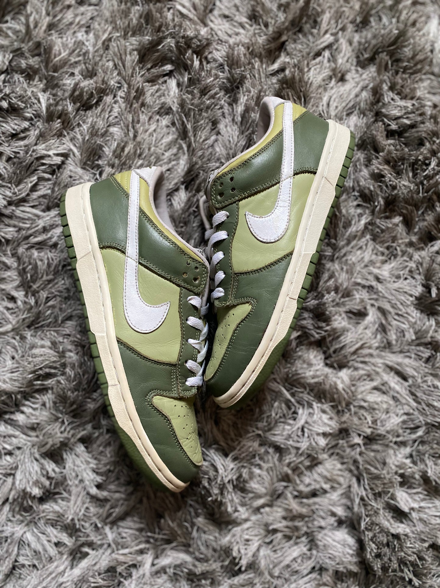 Size 10W/8.5M - 2002 Nike Dunk Low Pro Palm Green Dunk Low