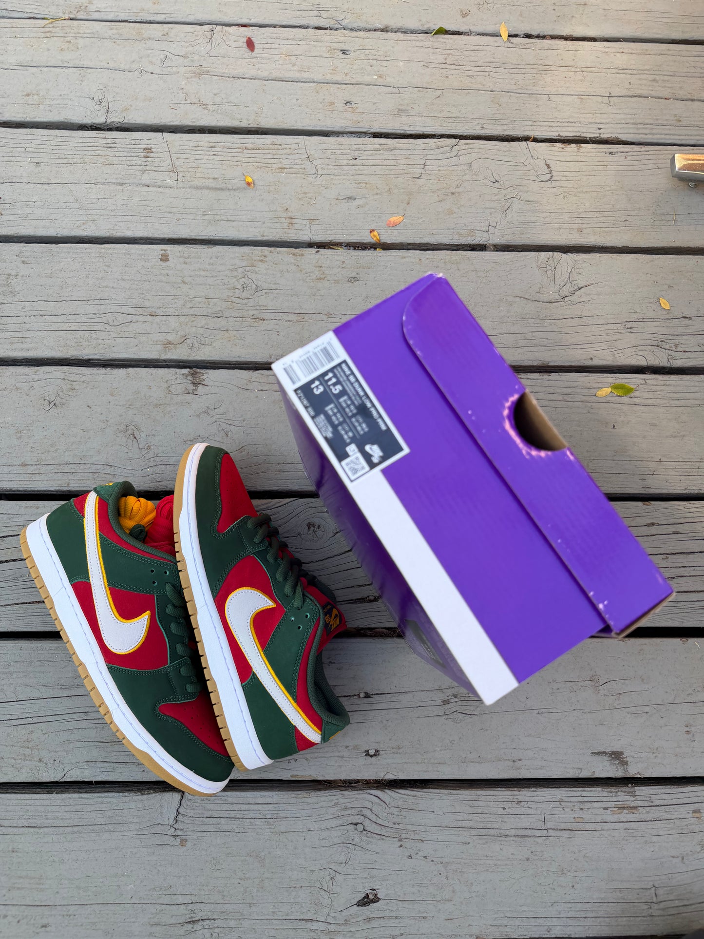 Size 11.5 - Nike Dunk Low Pro SB Seattle Supersonics