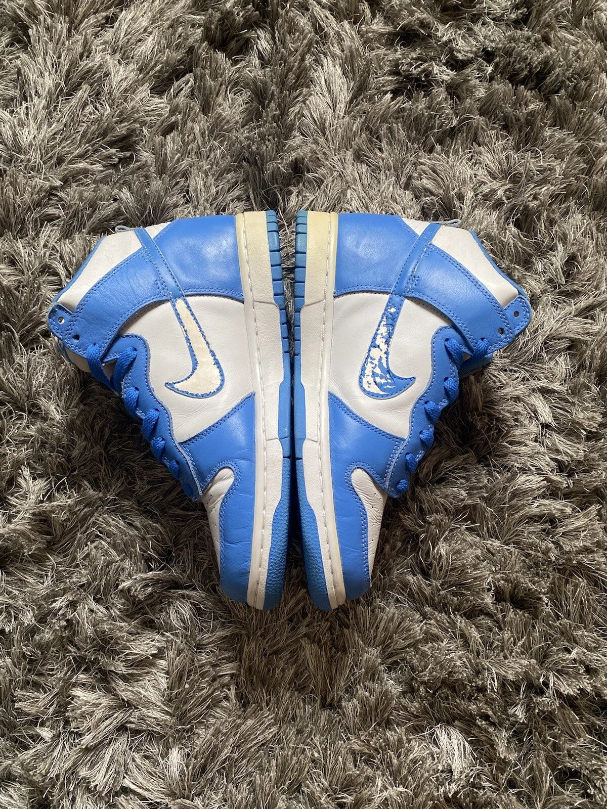 Size 9 - 1999 Nike Dunk High UNC