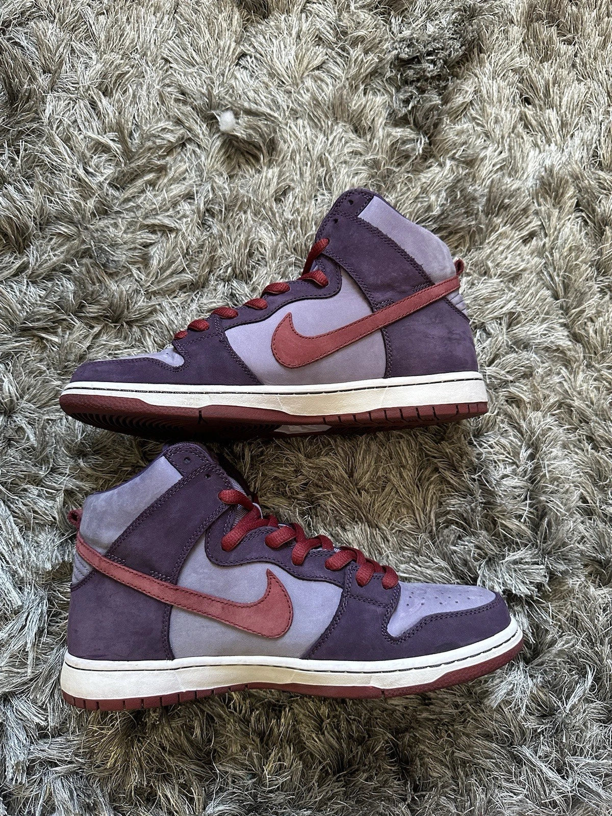 Size 10 - Nike Dunk High Pro SB Plum