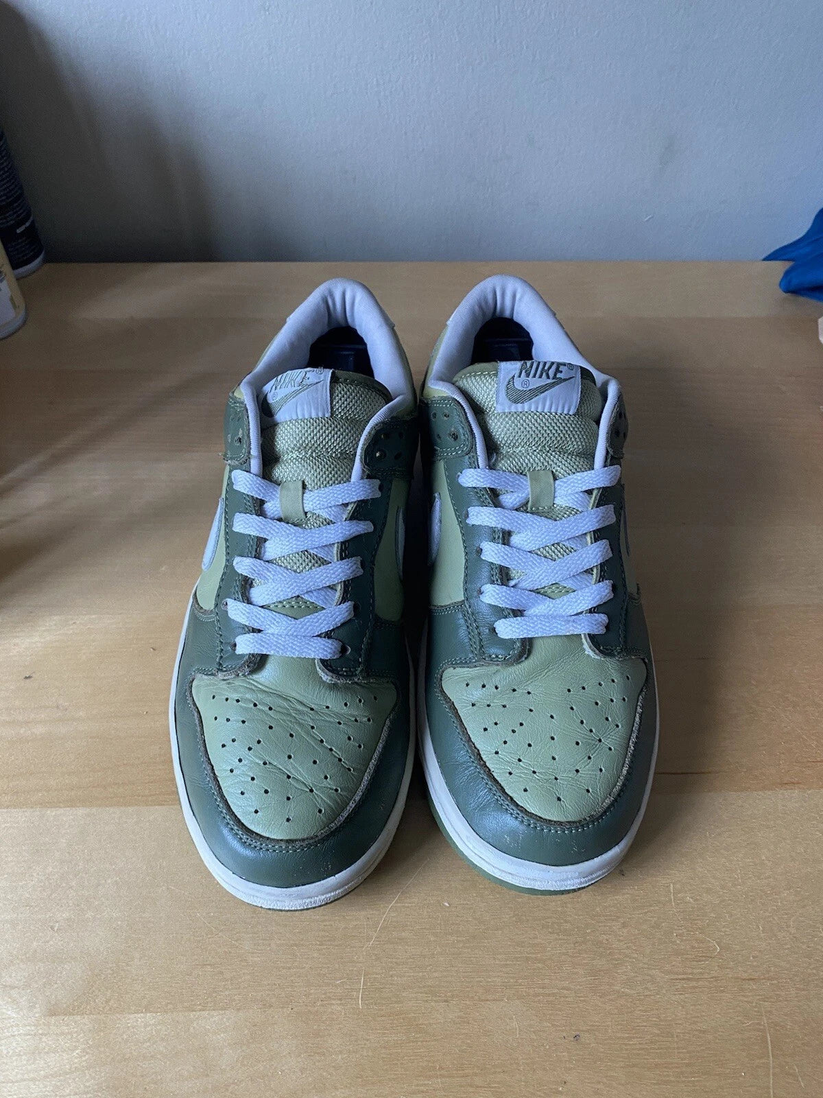 Size 10W/8.5M - 2002 Nike Dunk Low Pro Palm Green Dunk Low
