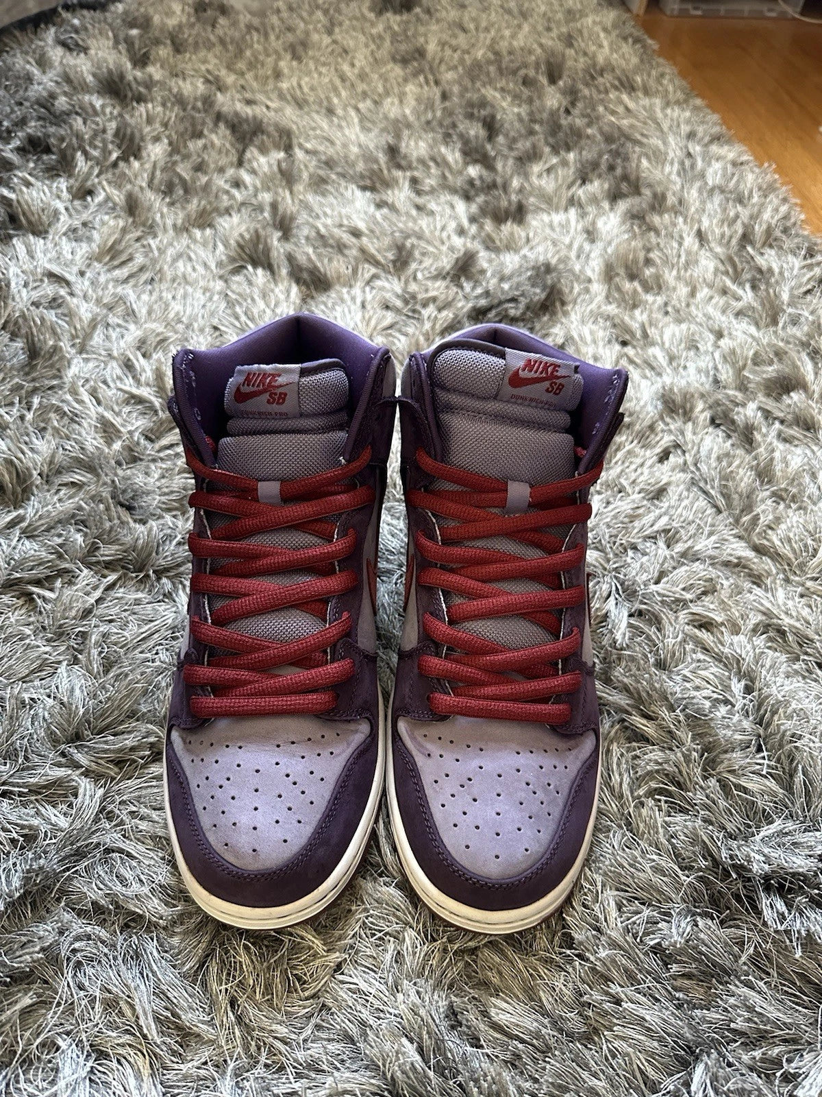 Size 10 - Nike Dunk High Pro SB Plum
