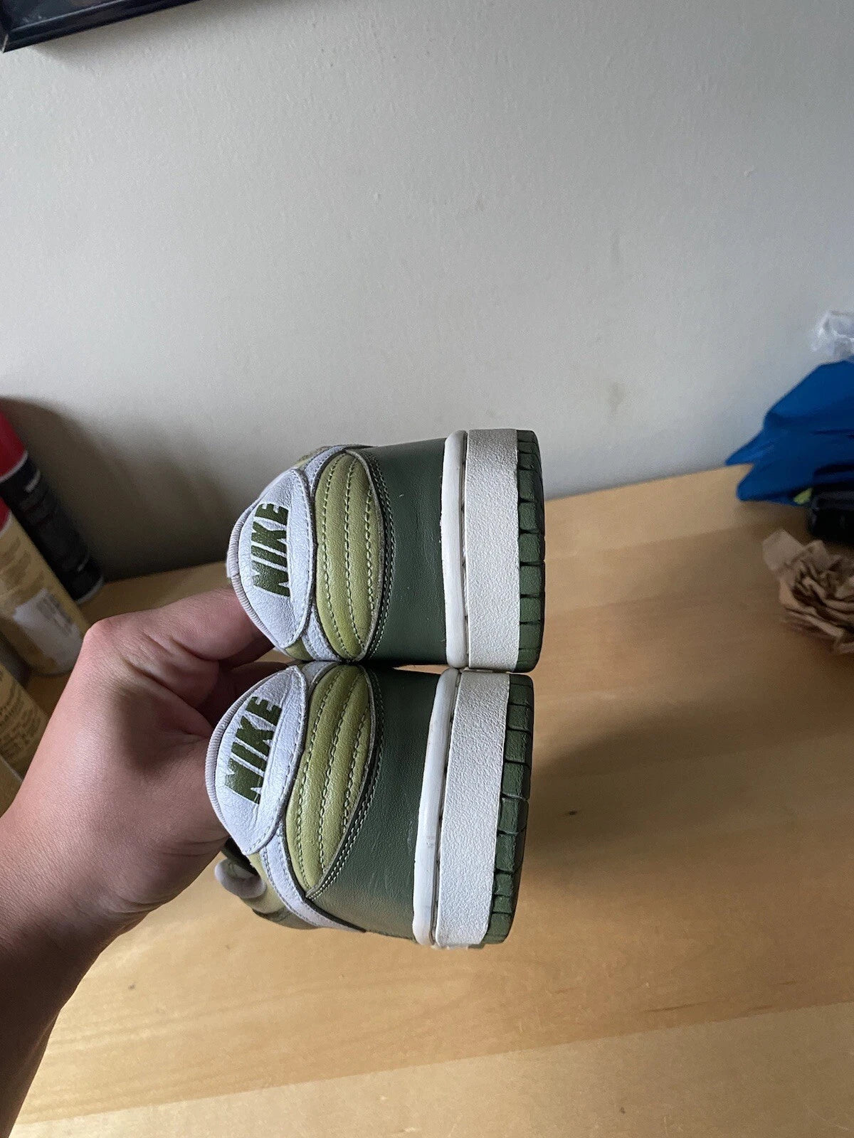 Size 10W/8.5M - 2002 Nike Dunk Low Pro Palm Green Dunk Low