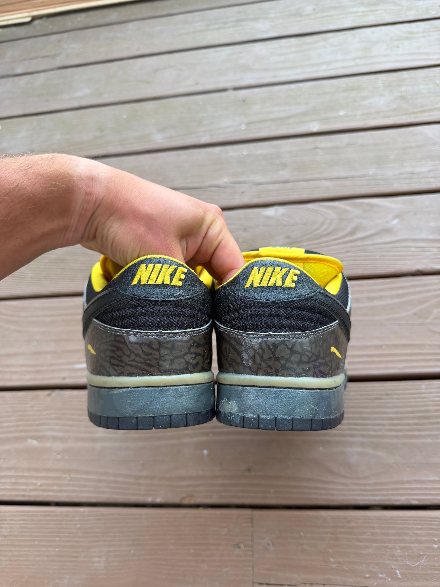 Size 10 - Nike Dunk Low Premium SB Yellow Curb