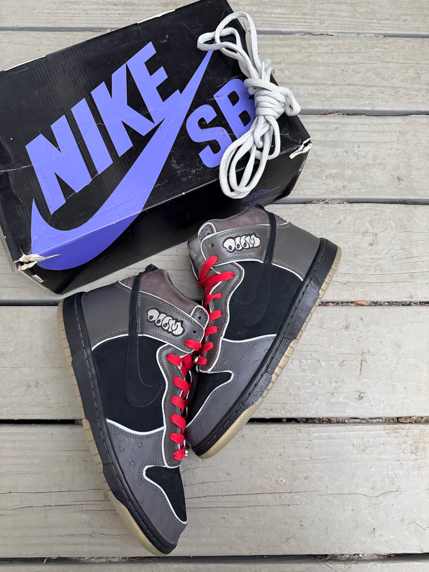 Size 8.5 - Nike Dunk High Premium SB MF DOOM