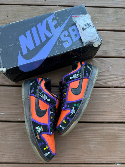 Size 9 - Nike Dunk Low Premium SB Day of the Dead