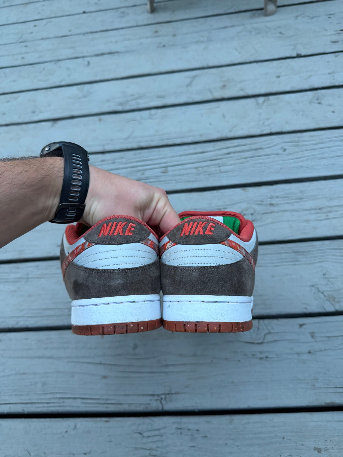 Size 11 - Crushed DC x Nike Dunk Low SB Golden Hour