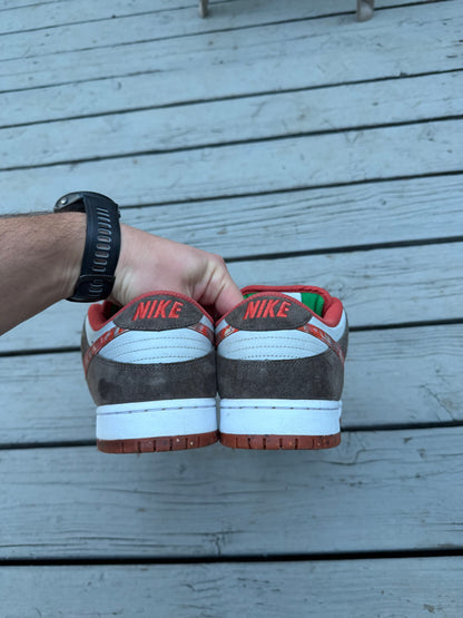 Size 11 - Crushed DC x Nike Dunk Low SB Golden Hour