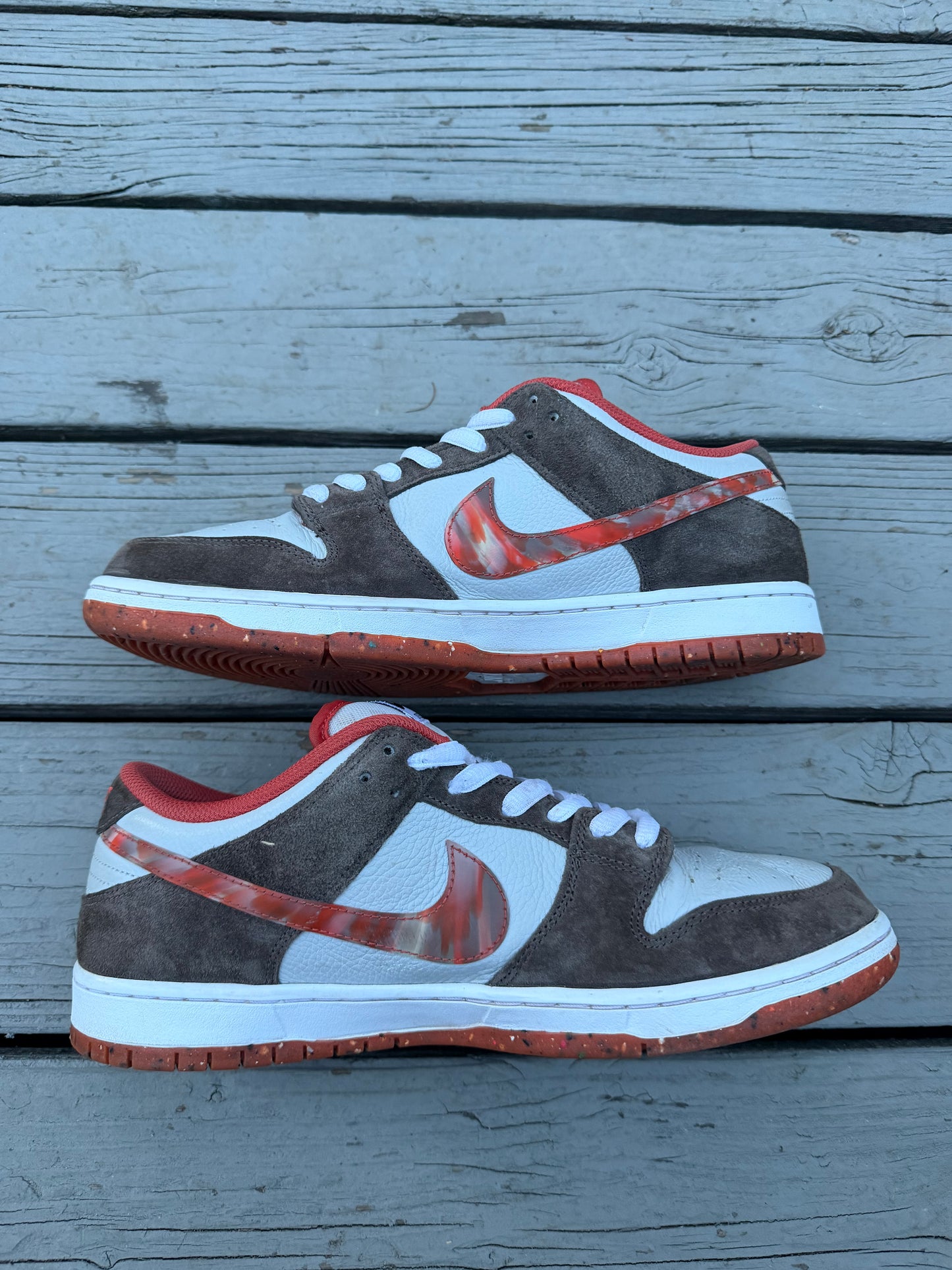 Size 11 - Crushed DC x Nike Dunk Low SB Golden Hour