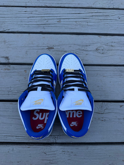 Size 10 - Supreme x Nike Dunk Low SB QS Hyper Royal