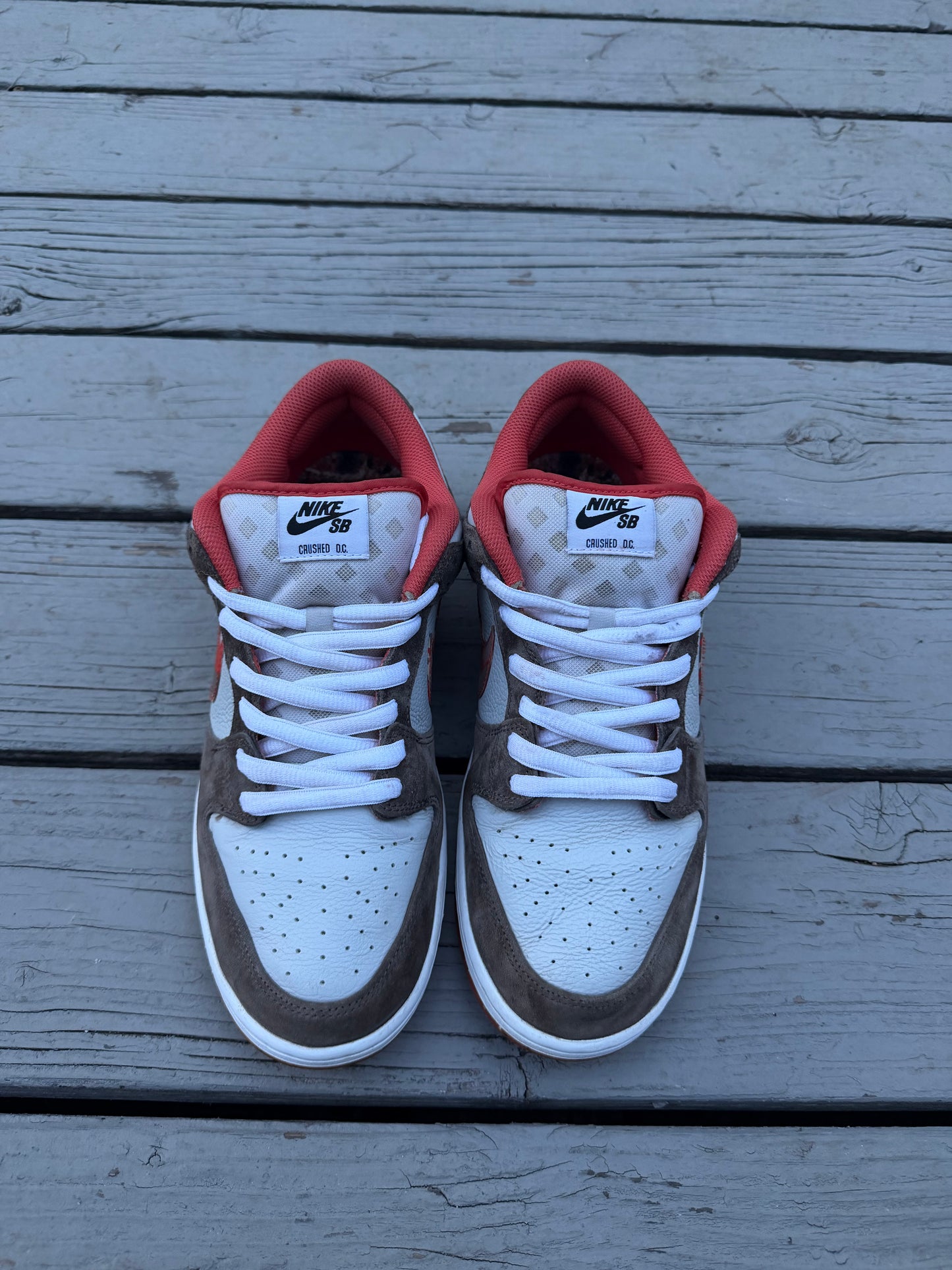 Size 11 - Crushed DC x Nike Dunk Low SB Golden Hour