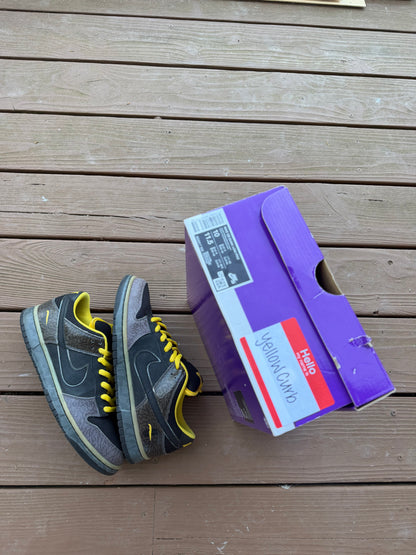 Size 10 - Nike Dunk Low Premium SB Yellow Curb