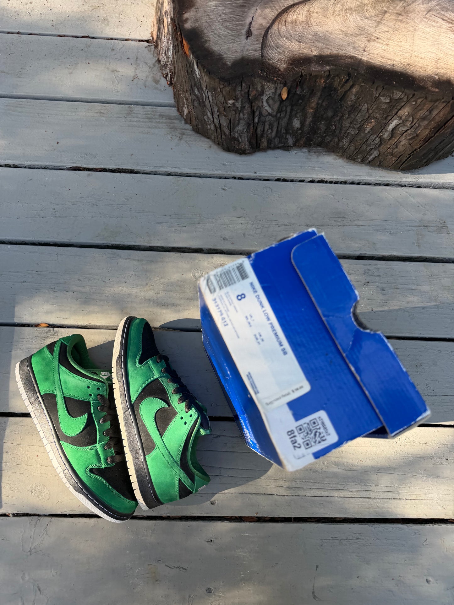 Size 8 - Nike Dunk Low Pro SB Green Lantern