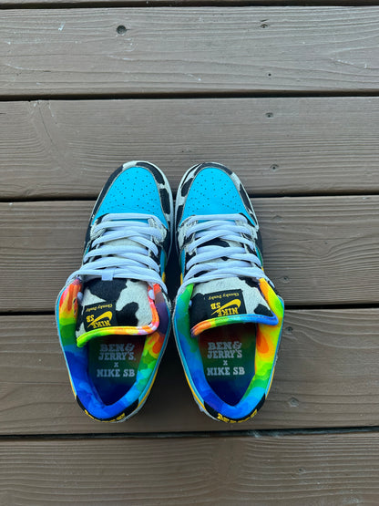 Size 9.5 - Ben & Jerry's x Nike SB Dunk Low Pro QS 'Chunky Dunky'