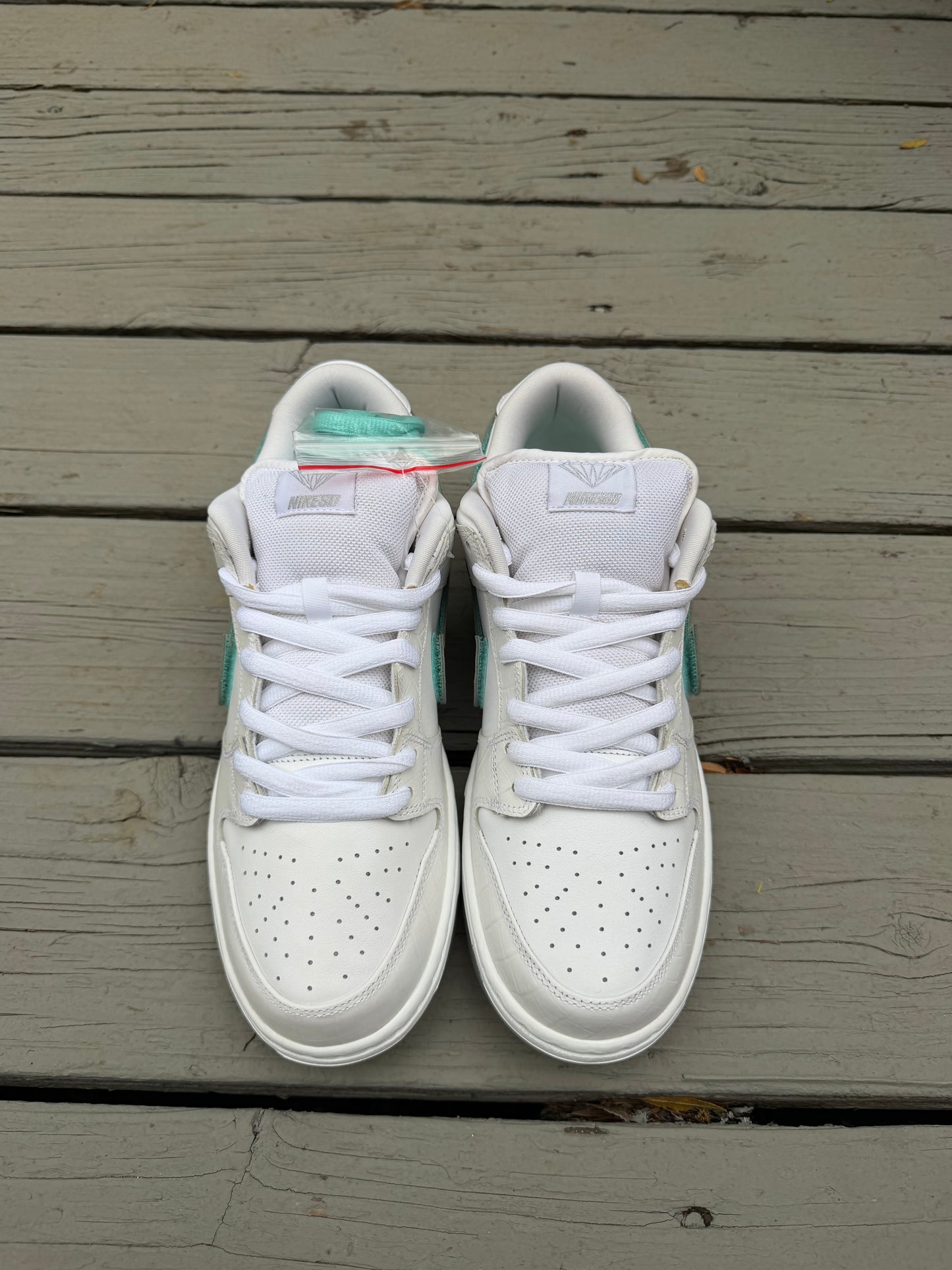 Size 10 - Diamond Supply Co. x Nike SB Dunk Low Pro White Diamond