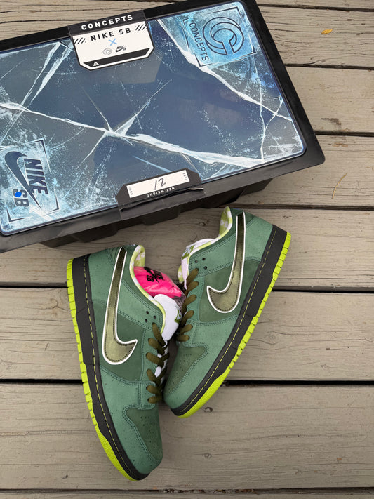 Size 12 - Concepts x Nike SB Dunk Low Premium Green Lobster Special Box