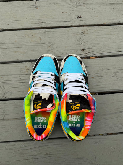 Size 10.5 - Ben & Jerry's x Nike SB Dunk Low Pro QS Chunky Dunky