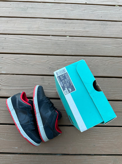 Size 9 - Nike Dunk Low Pro SB Black Cement SAMPLE