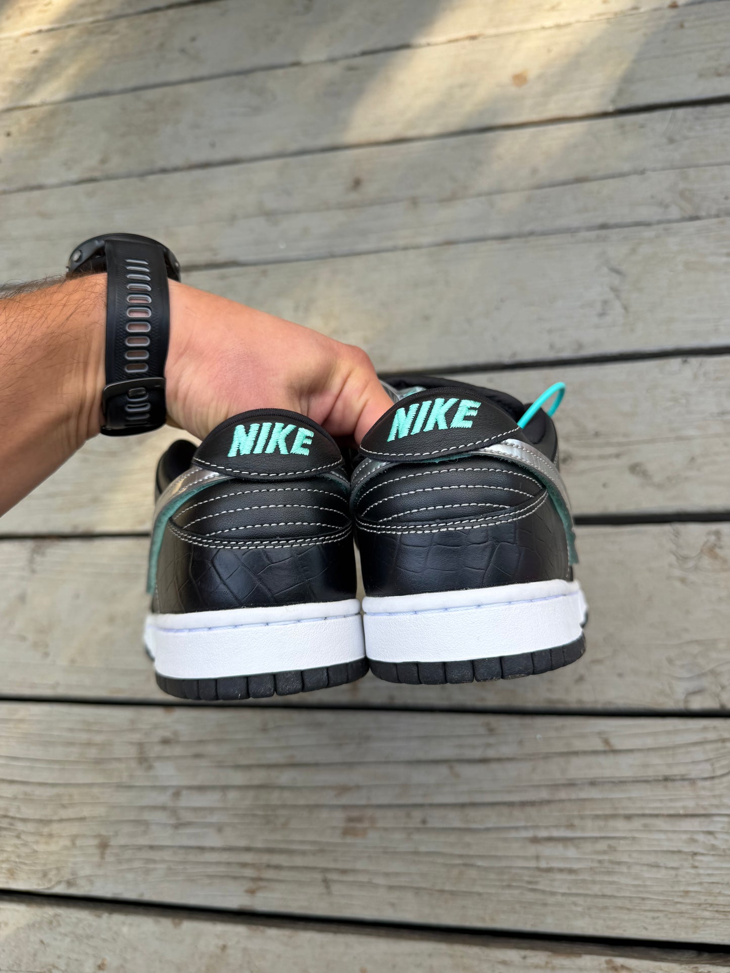 Size 10 - Diamond Supply Co. x Nike SB Dunk Low Pro Black Diamond