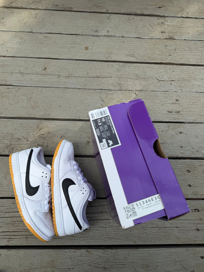 Size 10 - Nike Dunk Low SB 'White Gum'
