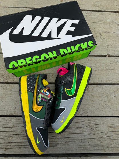 Size 10 - Nike Dunk Low 'What The Duck - University of Oregon Home' PE