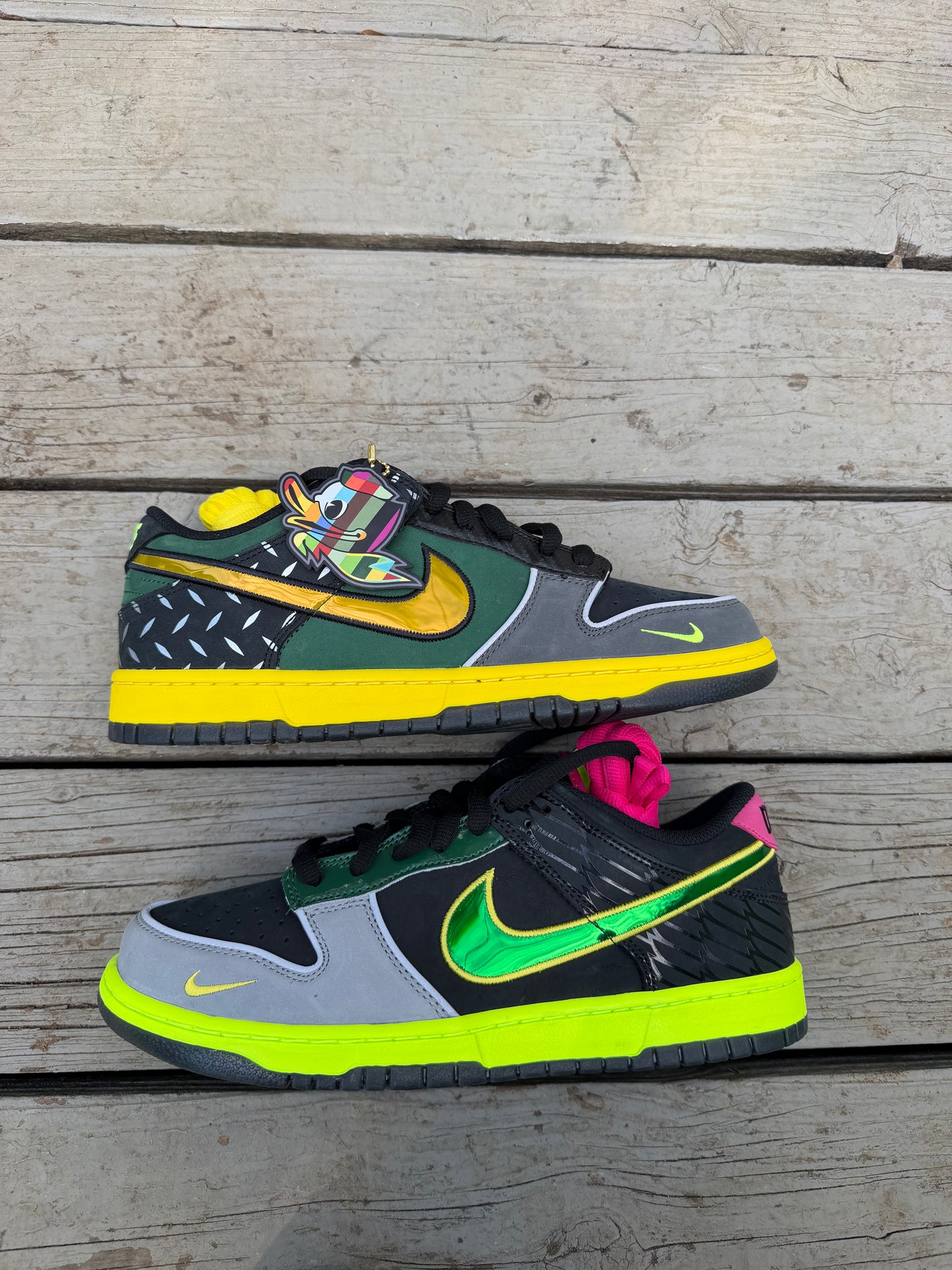 Size 10 - Nike Dunk Low 'What The Duck - University of Oregon Home' PE