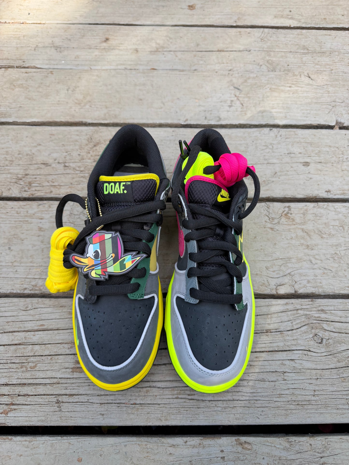 Size 10 - Nike Dunk Low 'What The Duck - University of Oregon Home' PE