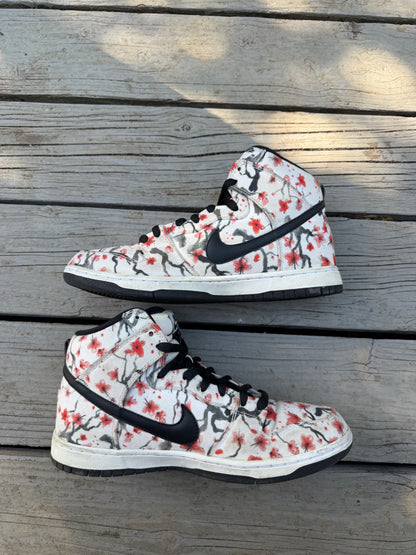Size 9.5 - Nike Dunk High Pro SB Cherry Blossom