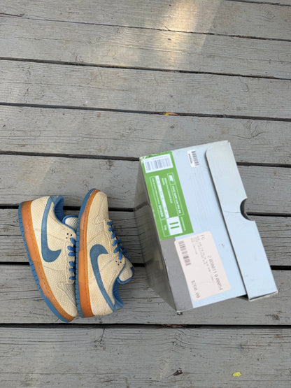Size 11 - Nike Dunk Low Pro SB Blue Hemp