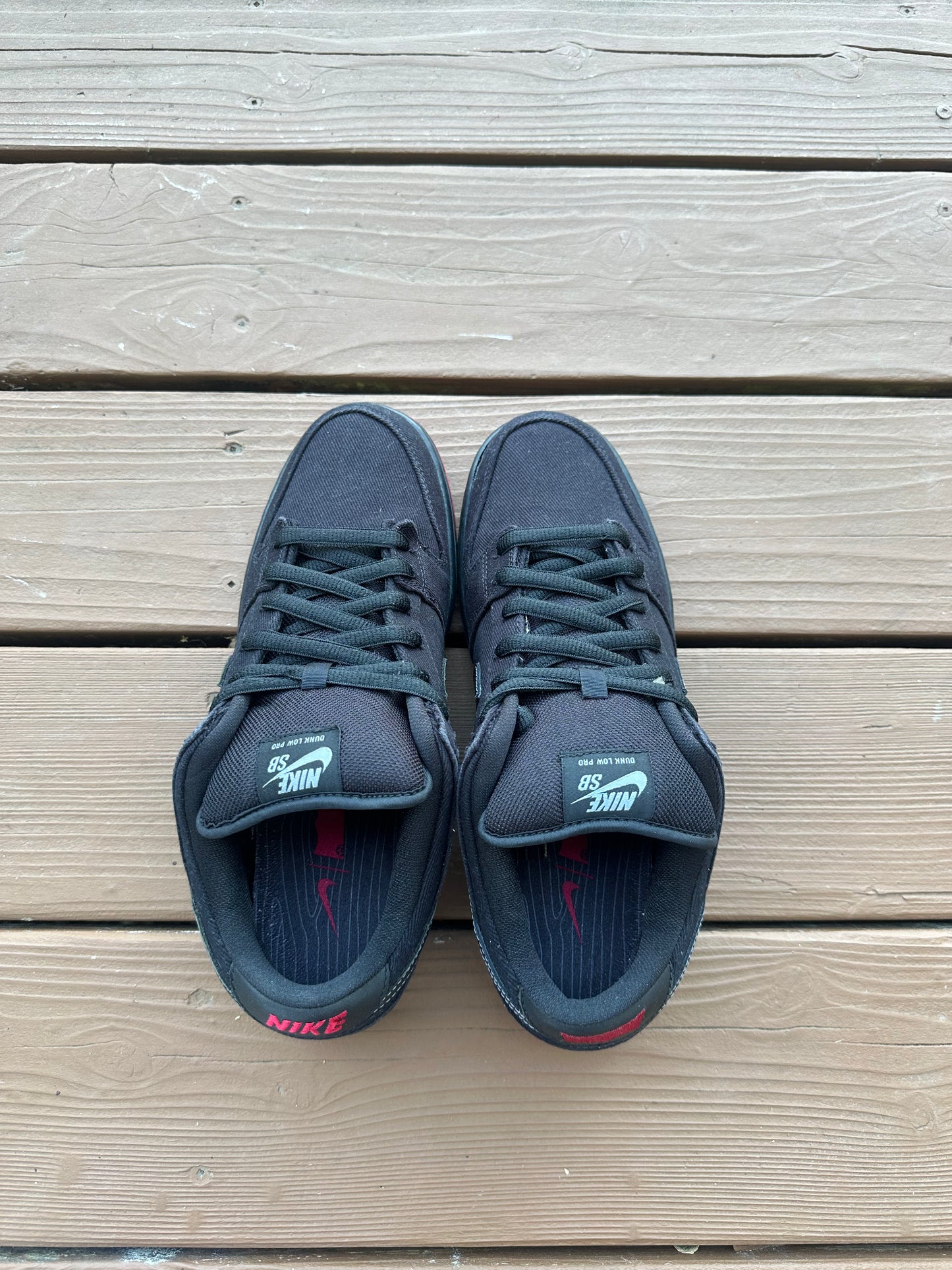 Size 11 - Nike Dunk Low Premium SB Levi's Black