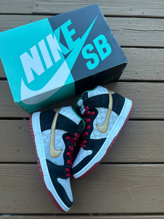 Size 9 - Nike Sb Dunk High Paid in Full