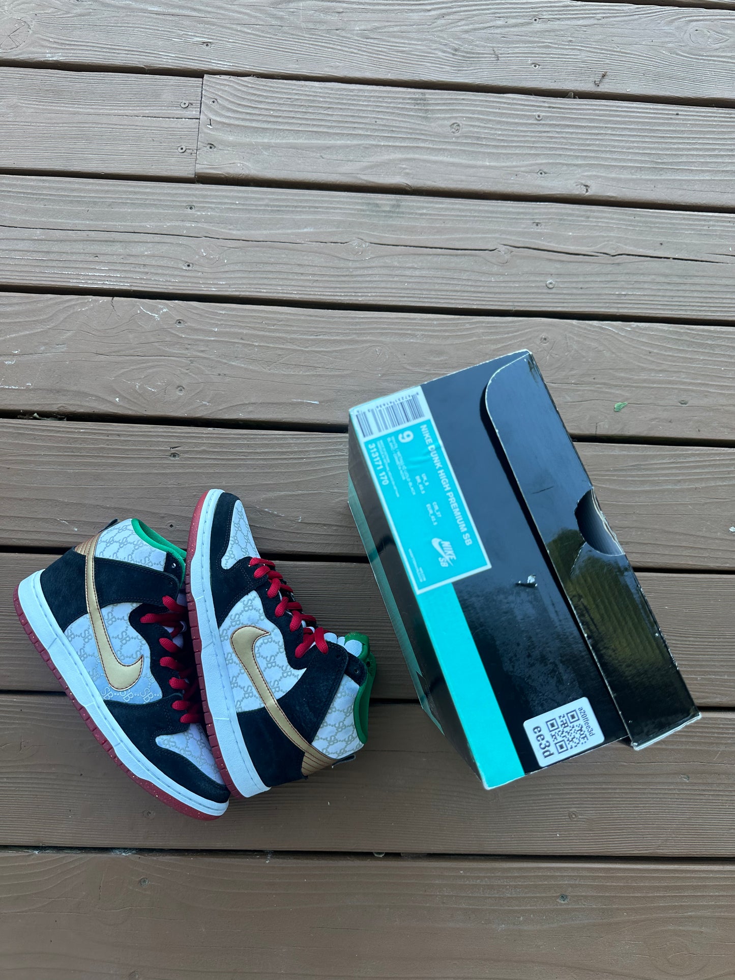 Size 9 - Nike Sb Dunk High Paid in Full