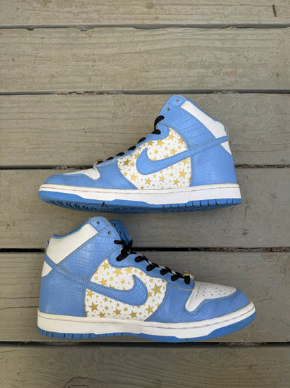 Size 10.5 - Supreme x Dunk High Pro SB Blue Stars