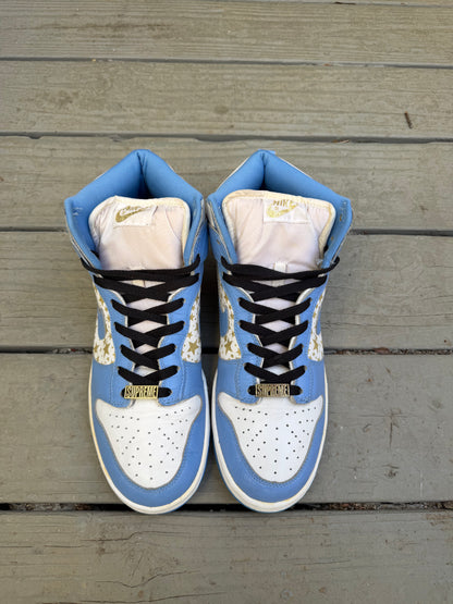 Size 10.5 - Supreme x Dunk High Pro SB Blue Stars