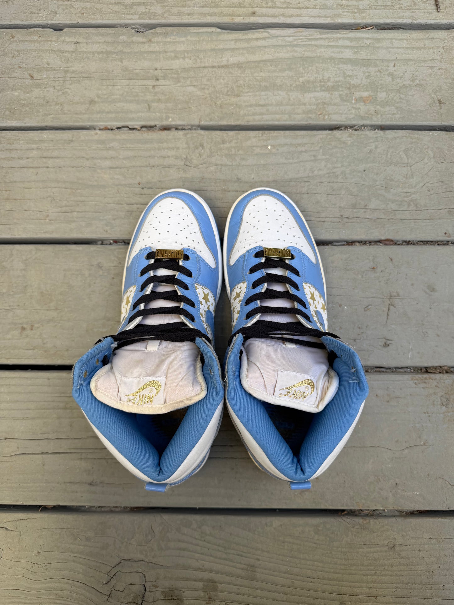 Size 10.5 - Supreme x Dunk High Pro SB Blue Stars