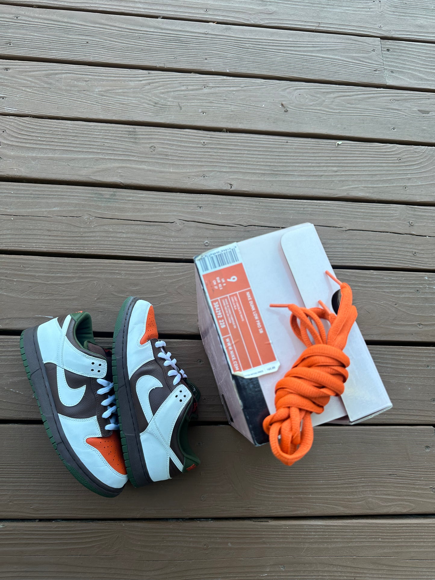 Size 9 - Nike Dunk Low Pro SB Oompa Loompa
