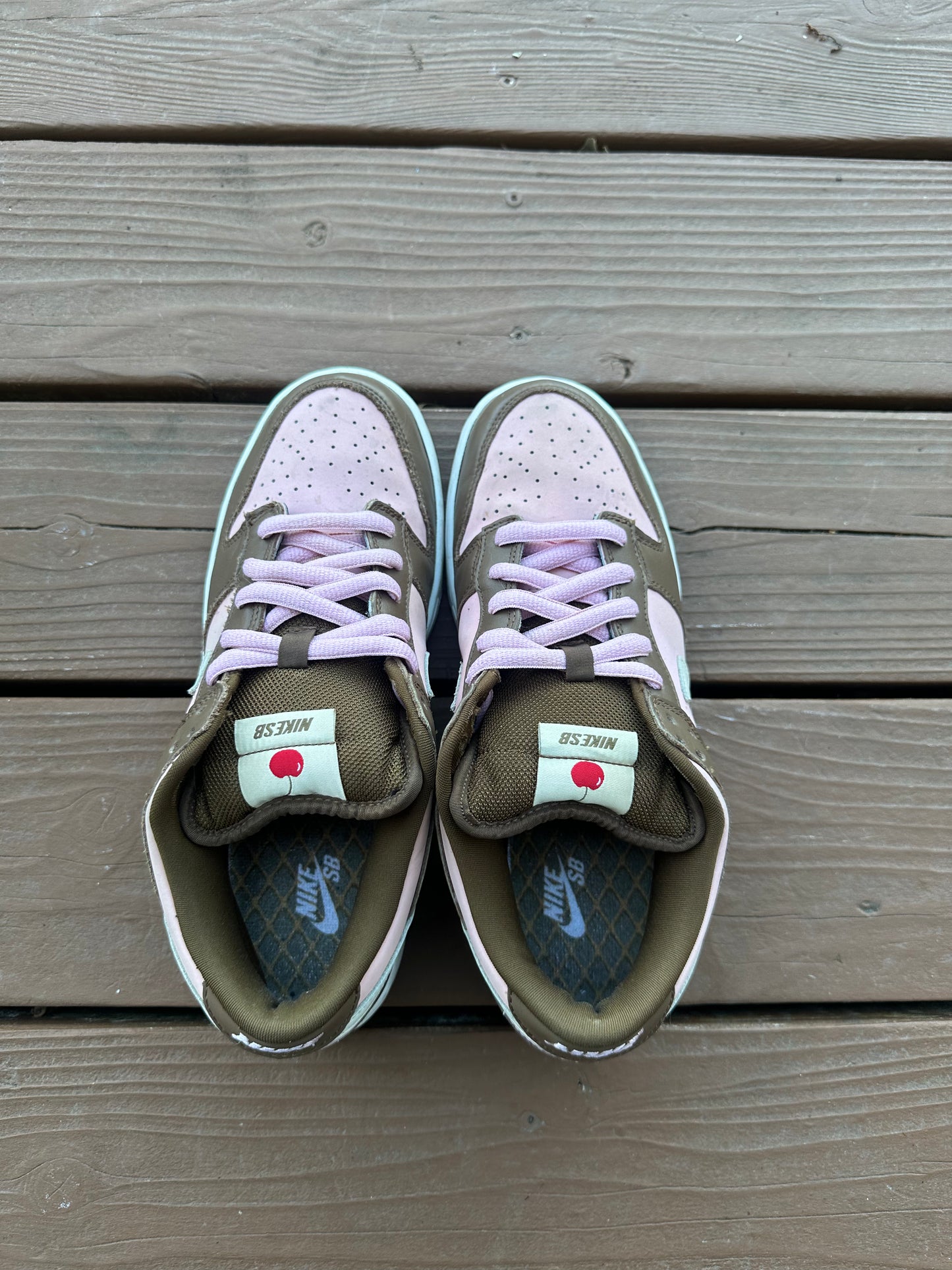 Size 9.5 - Nike SB x Stussy Dunk Low Pro Cherry