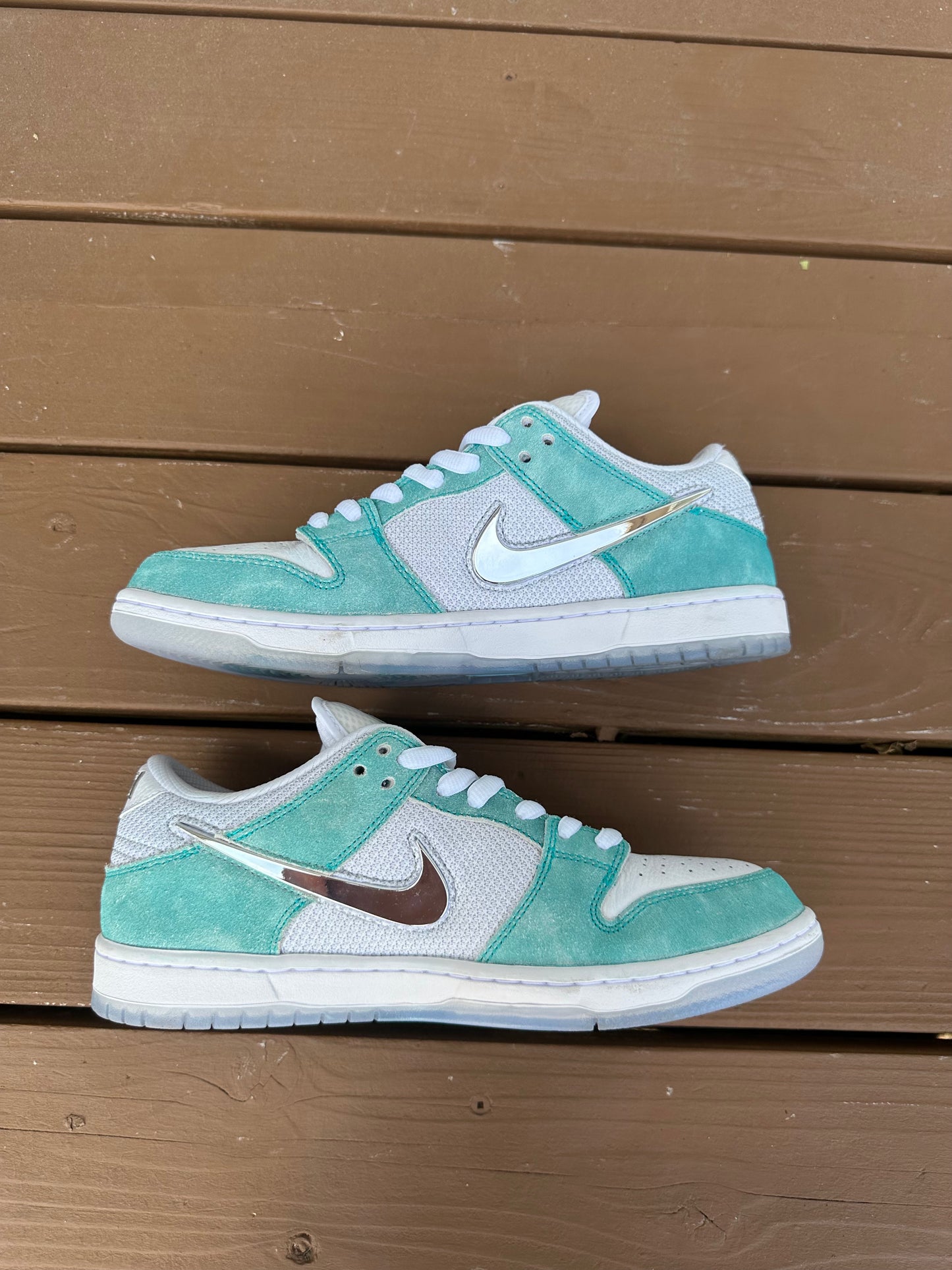 Size 11 - April Skateboards x Nike SB Dunk Low Pro Turbo Green