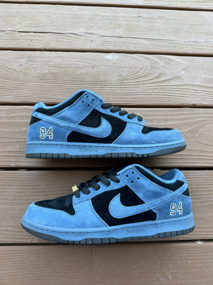 Size 10 - Supreme x Nike Dunk Low SB Ocean Fog