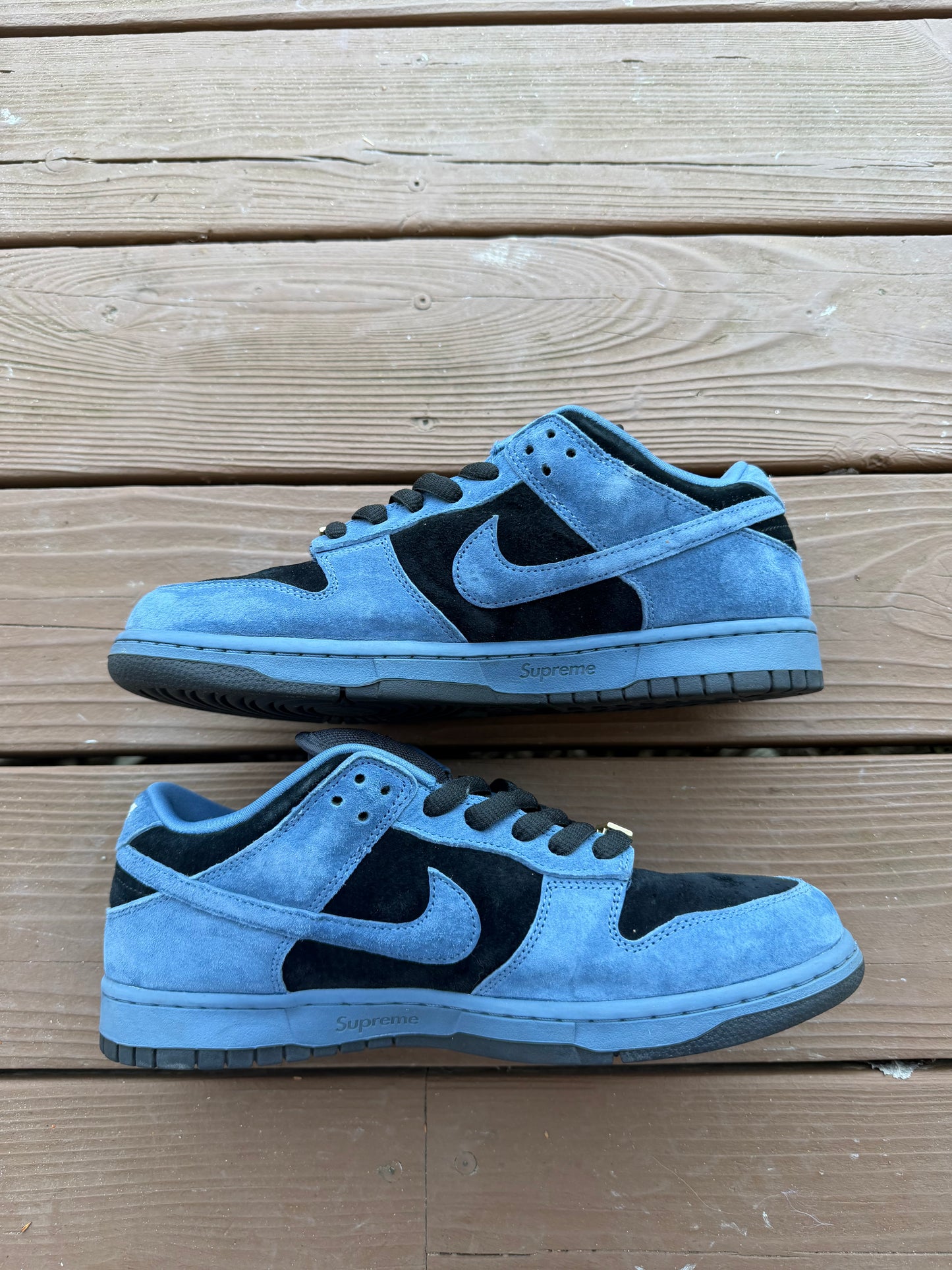 Size 10 - Supreme x Nike Dunk Low SB Ocean Fog
