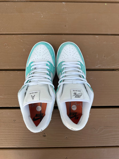 Size 11 - April Skateboards x Nike SB Dunk Low Pro Turbo Green