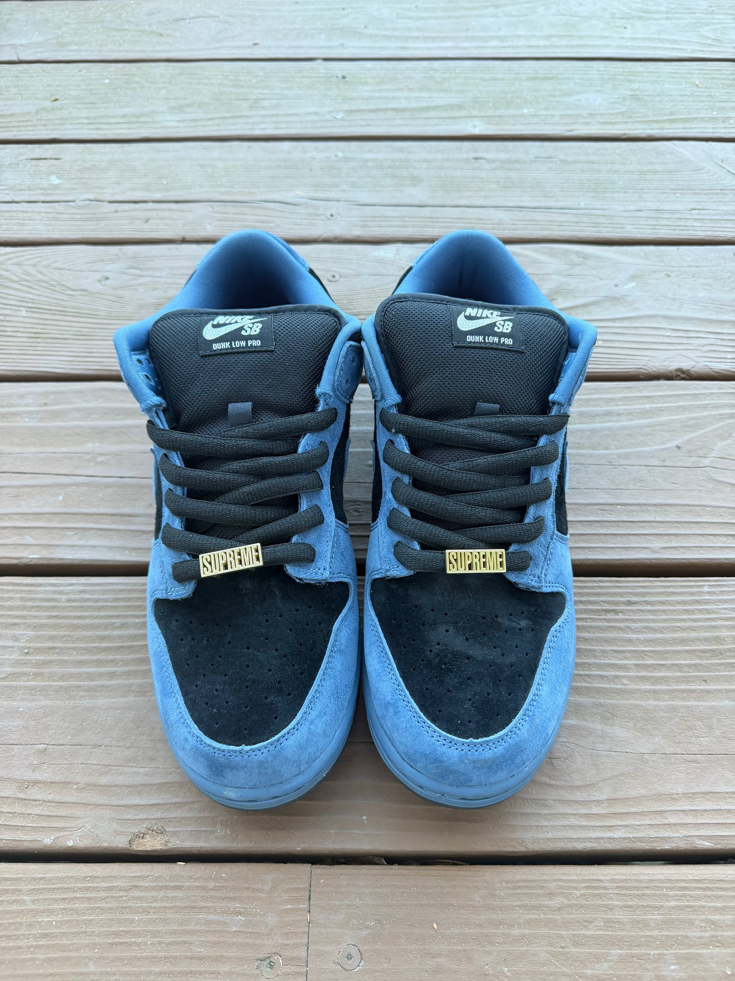Size 10 - Supreme x Nike Dunk Low SB Ocean Fog