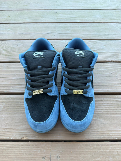 Size 10 - Supreme x Nike Dunk Low SB Ocean Fog