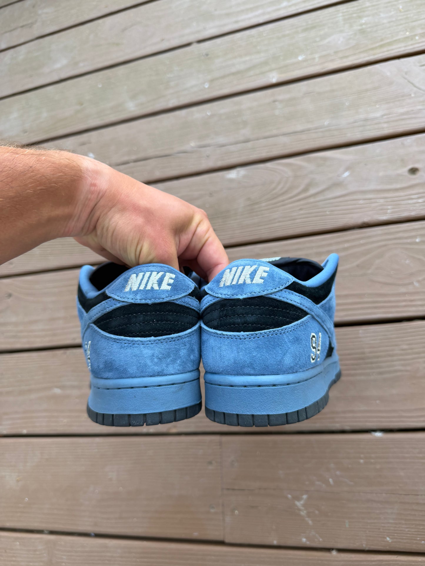 Size 10 - Supreme x Nike Dunk Low SB Ocean Fog