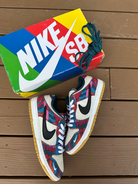 Size 9 - Parra x Nike SB Dunk Low Pro Abstract Art