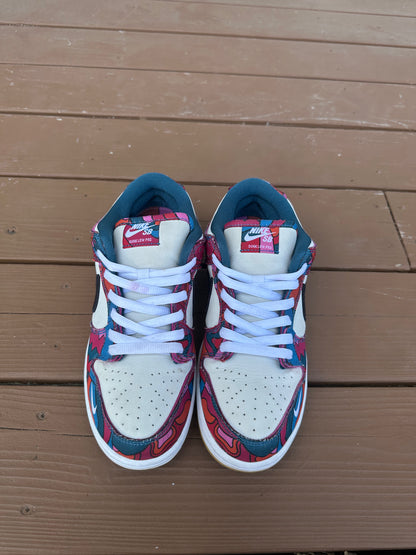 Size 9 - Parra x Nike SB Dunk Low Pro Abstract Art
