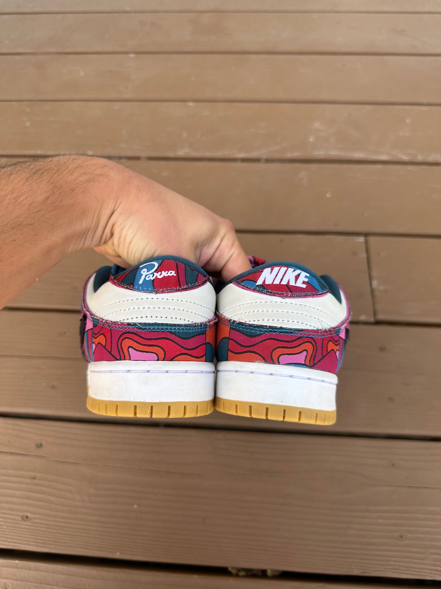 Size 9 - Parra x Nike SB Dunk Low Pro Abstract Art